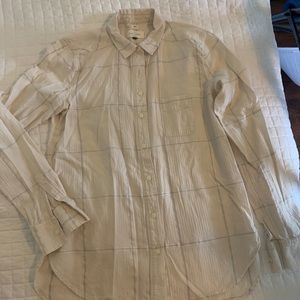 Plaid long sleeve shirt